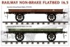 MiniArt 39004 RAILWAY NON-BRAKE FLATBED 16,5 t 1/35
